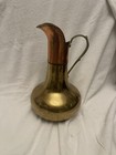 Vintage Water Pitcher Brass And Copper  