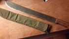 Vintage Rocket Brand Machete Sheffield England With 1945 Us Midland Sheath