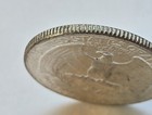 1963 Washington Silver Quarter -  uncirculated Toned Coin  - Free Shipping