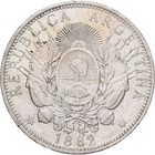   1509483  Argentina  1 Peso  1882  Silver  Au