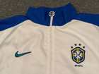 Nike 1998 Brasil Soccer Track Jacket Sz M Brazil Football World Cup Cbf Drifit