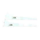 Lot Of 5 Rubbermaid 10  25 4cm Slotted Wall Shelving Brackets