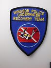 Windsor Police Underwater Recovery Team Vintage Patch Shoulder Crest Ont Canada
