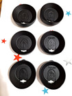 Tervis Tumbler Travel Lid s With Slider s  16 Oz  Genuine In Black 6 Pack