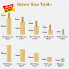 180pcs M4 Motherboard Standoffs screws nuts Kit  Hex Male-female Brass Spacer St