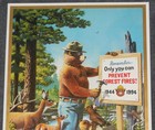 Vtg Smokey Bear Paper Poster  50 Years And Still Going   13 X 18 25  1994  Usfs