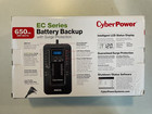 Cyberpower Ec650lcd Ecologic 650va 390-watts Energy Efficient Desktop Lcd Ups