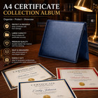 Protective Pu Leather Holder Cover For Us Naturalization Citizenship Certificate