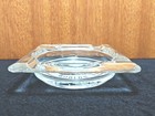 Seattle World s Fair - Space Needle Ashtray 1962- Clear Glass - Excellent Shape 