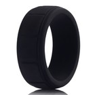 Men s Silicone Wedding Engagement Ring Men Women Rubber Band Gym Sports Us