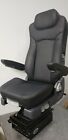 Prime Seating Tc200l Genuine Black Leather With Arm Rest Air Ride Truck Seat