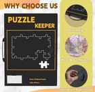 Puzzle Storage Folder With Labeling Tabs   Name Card Pocket Portable Puzzle Hold