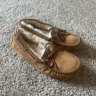 Ugg Dakota Moccasins 5612 Suede Sheepskin Brown Chestnut Slippers Women   s 8