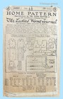 Ladies Home Journal 3466  1920s Uncut Misses Dress Sz 34b Vintage Sewing Pattern