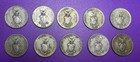 Lot Of 10 Silver Philippines 10 Centavos 1944-1945 Wwii Era Coins