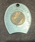 1953-d Usa Encased Wheat Cent  Lucky Penny Hat- Good Luck Coin