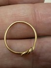 Vintage 14k Yellow Gold Love Knot Ring Tiny Pinky Child Size 2 5 0 69g