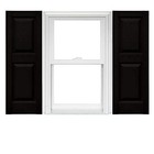 Mid America Raised Panel Vinyl Shutters  1 Pair  - 12 X 51 -  Williamsburg Style