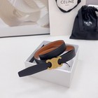 Celine Women s Brown-black Reversible Belt  Size 85