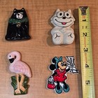 5 Magnets Nun About 4   Felix The Cat  Flamingo  Minnie Mouse About 2 Inches