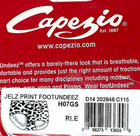 Capezio Jelz Footundeez Shoe Foot Underwear H07gs Leopard New Nip Adult Women S