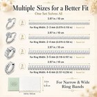 Ring Sizer Adjuster For Loose Rings     12 Pack Invisible Guards  12 Pc