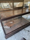 Antique 1910 General Store Mercantile Display Case Oak glass Original Rare
