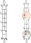 2pc 42 Inch Plate Hangers For The Wall Display Rack Holders Metal Vertical Fo   