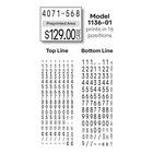 Genuine Monarch 1136-01 Pricing Gun labeler  2 Line -authorized Dealer  1136-01 