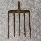 Beautiful Early Hand Forged Antique Fishing spear Gig