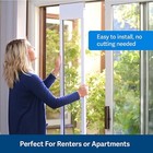 Petsafe Ppa11-13141 White Adjustable Large-tall Sliding Glass Pet Door- 96 In