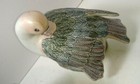 2 1950s Vintage Ceramic Porcelain Dove Pigeon Bird Pastel 6  Wbi China Painted