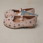 Cat   Jack Toddlers Ballet Flats Pink Studded Memory Foam Size 6