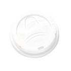 Dixie D9542pk 10 Oz  - 20 Oz  Hot Cups Drink-thru Dome Lids - White  100 pk  New