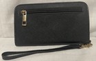 Disney Minnie Mouse Long Black Wallet With Big Red Bow And Removable Wristlet
