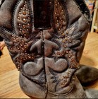 Very Volatile Los Angeles Women s Grey  Studded Western Mid-calf Boots 9