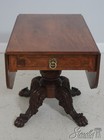 Lf71553  American 19th Century Mahogany Empire Style Drop-leaf Table