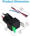 Sky High Car Audio - 30a Fused Relay With 4-pin Harness  6 Pack  