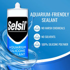 1 Pack Aquarium Silicone Sealant 10 14 Oz     Clear  Fish Safe  High Elasticity