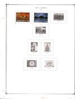Collection  Sri Lanka Part B Scott Album Pages  1985 1991  Cat  119  Mint   Used