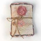 Handcrafted Junk Journal Shabby Grunge Journaling Diary Art Memory Lace Flowers