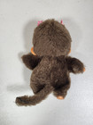Sekiguchi Monchhichi Baby Girl Monkey Plush Toy Doll Pink Bows