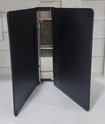 Vintage  1980s Piedmont Airlines Black Binder 11 5  X 10  X 2 75 