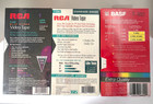 Lot Of 16 Various Blank Vhs Video Tapes Rca Basf Fuji Panasonic Scotch Zenith