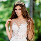 Gold Crown For Women Crystal Princess Tiaras Rhinestone Queen Headband Wedding B