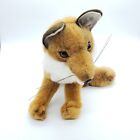 Hansa Red Fox Plush Stuffed Toy Animal Posable Life Like Realistic