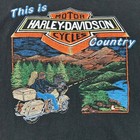 80s Vintage Harley Davidson Graphic Tee Men Xl This Is Harley Country Pittsburgh