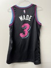 Nike Nba Miami Heat Dwayne Wade Vice City Edition Basketball Jersey Size 44 Nwt