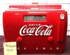 Coca-cola Coke Cooler Radio Am fm Cassette Player Otr-1949 Old-time New In Box