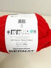 Yarnspirations Bernat 72 Yards Crimson  Yarn Blanket Extra Thick 100  Poly New